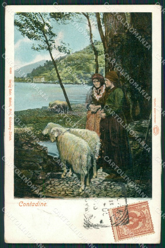 Como Lago di Costumi cartolina QZ1636 – fronte