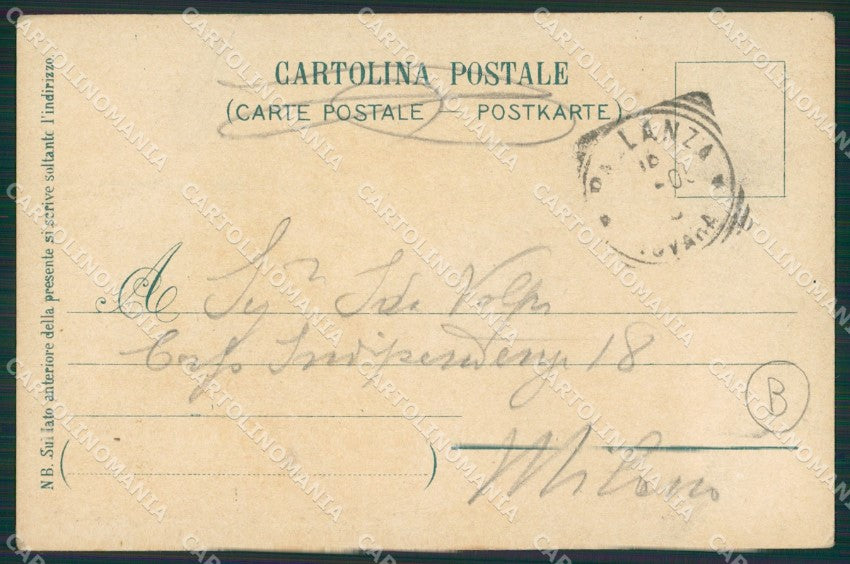 Como Lago di Costumi cartolina QZ1636 – retro