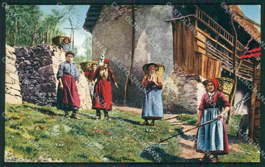Como Lago di Costumi cartolina QZ1639 – fronte