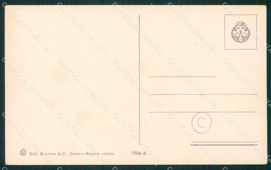 Como Lago di Costumi cartolina QZ1640 – retro