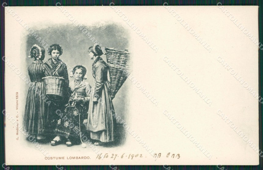 Como Lago di Costumi cartolina QZ1642 – fronte