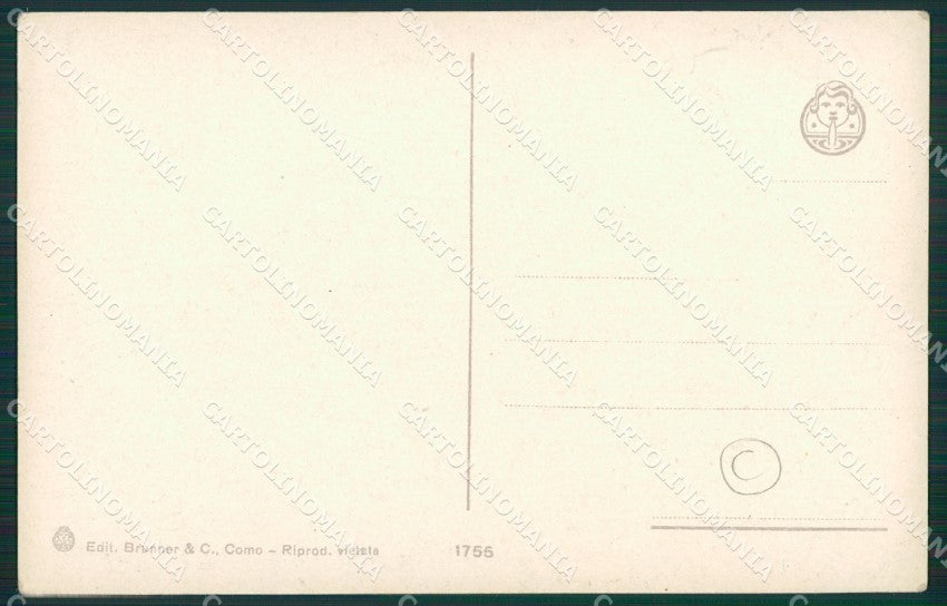 Como Lago di Costumi cartolina QZ1646 – retro