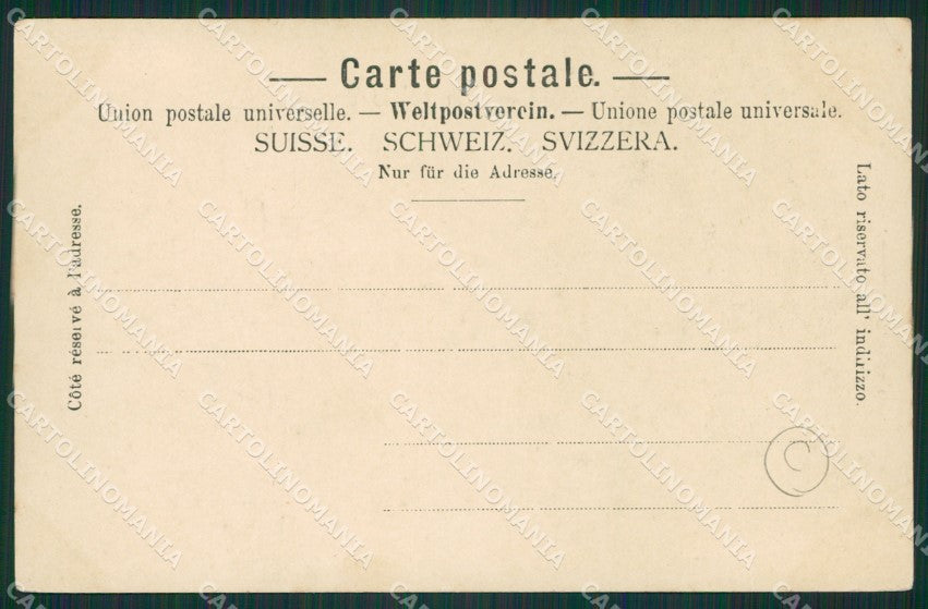 Como Lago di Costumi cartolina QZ1647 – retro
