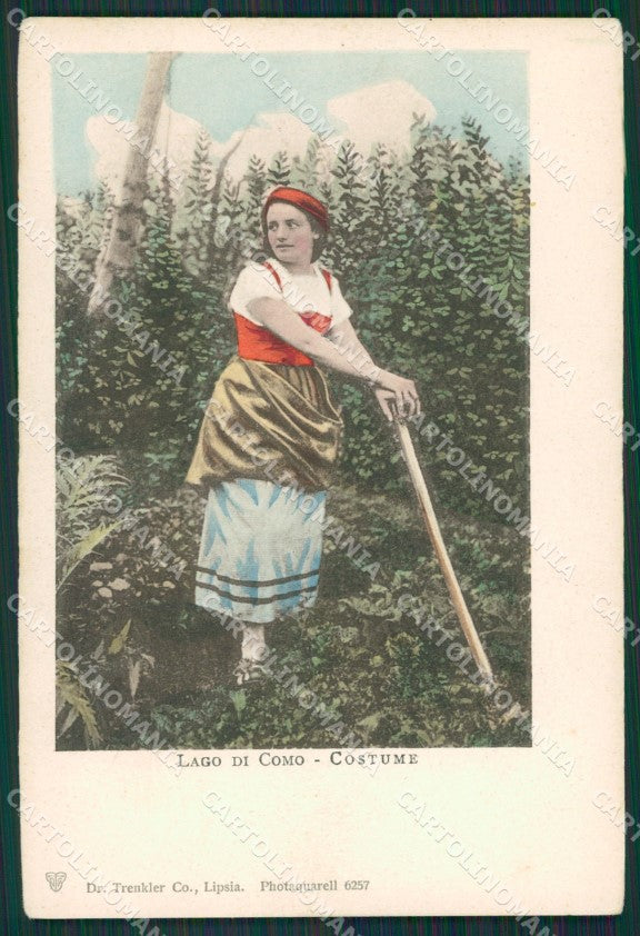 Como Lago di Costumi cartolina QZ1657 – fronte