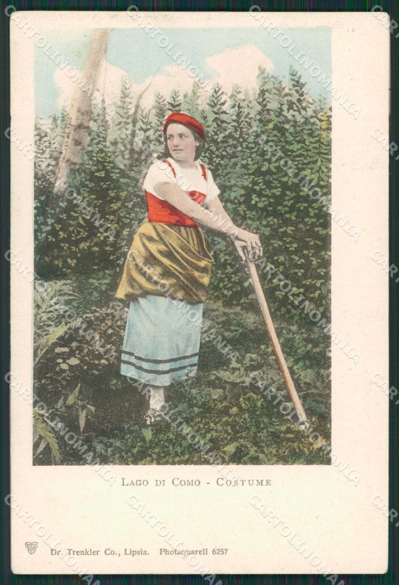 Como Lago di Costumi cartolina QZ1658 – fronte
