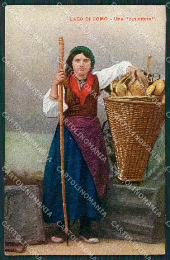 Como Lago di Costumi cartolina QZ1664 – fronte