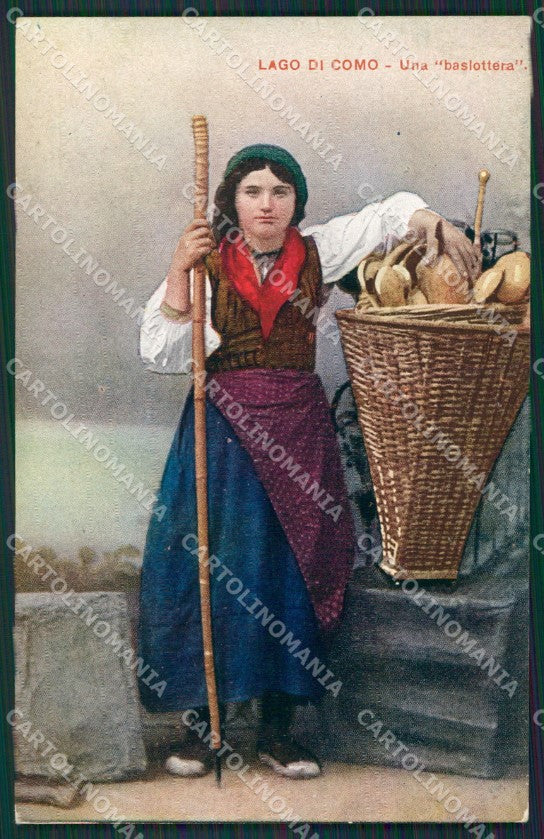 Como Lago di Costumi cartolina QZ1665 – fronte