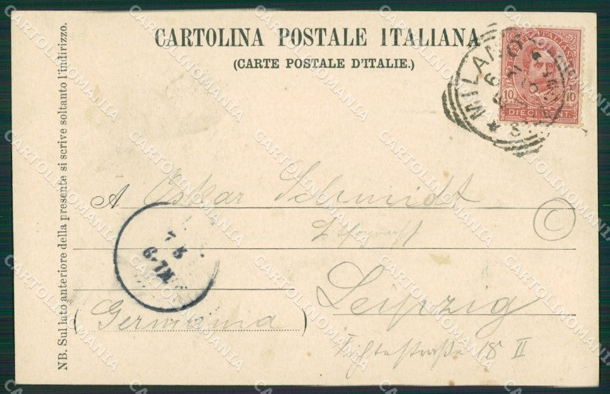 Como Lago di Costumi cartolina QZ1667 – retro