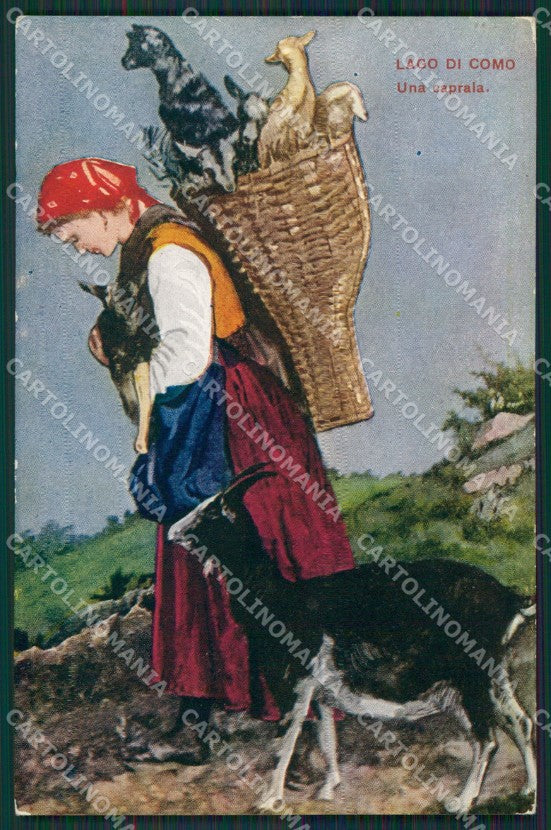 Como Lago di Costumi cartolina QZ1669 – fronte