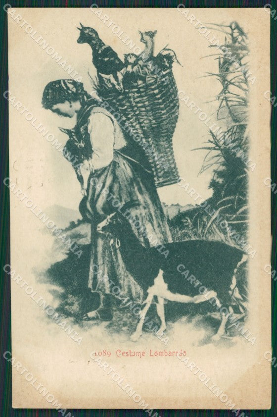 Como Lago di Costumi cartolina QZ1670 – fronte