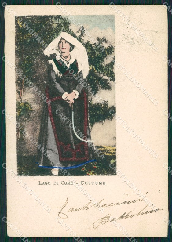 Como Lago di Costumi cartolina QZ1675 – fronte