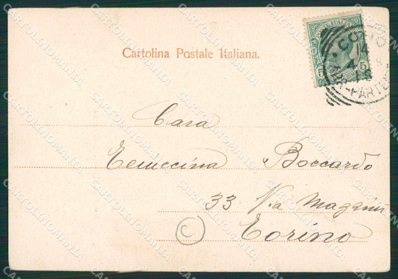 Como Lago di Costumi cartolina QZ1675 – retro