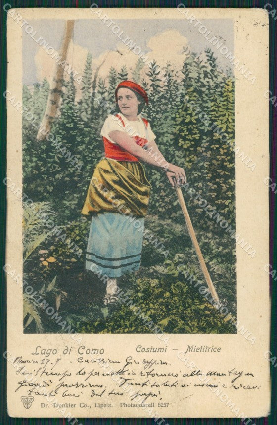 Como Lago di Costumi cartolina QZ1676 – fronte