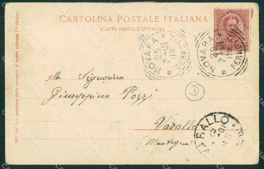 Como Lago di Costumi cartolina QZ1676 – retro