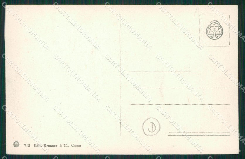 Como Lago di Costumi cartolina QZ1684 – retro