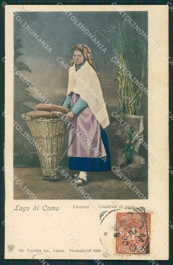 Como Lago di Costumi cartolina QZ1689 – fronte