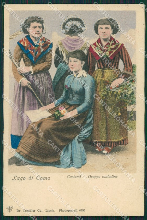 Como Lago di Costumi cartolina QZ1690 – fronte