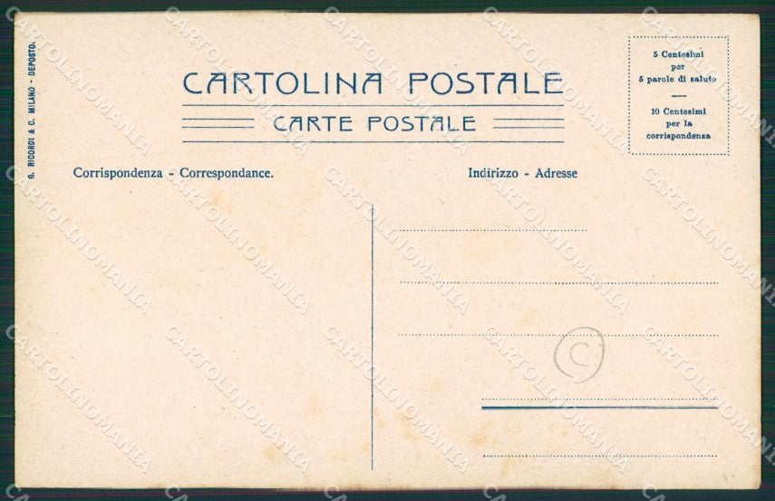 Como Costumi Lombardi cartolina QZ1708 – retro