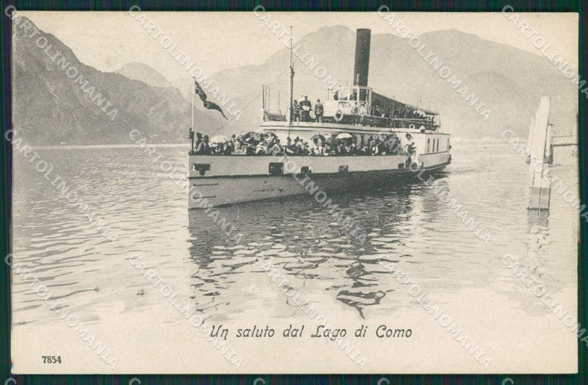 Como Lago di Battello cartolina QZ1726 – fronte