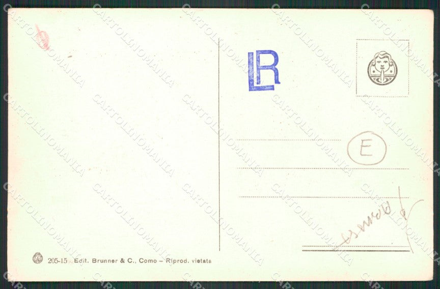 Verbania Mottarone Stazione Nevicata ABRASA cartolina QZ1738 – retro