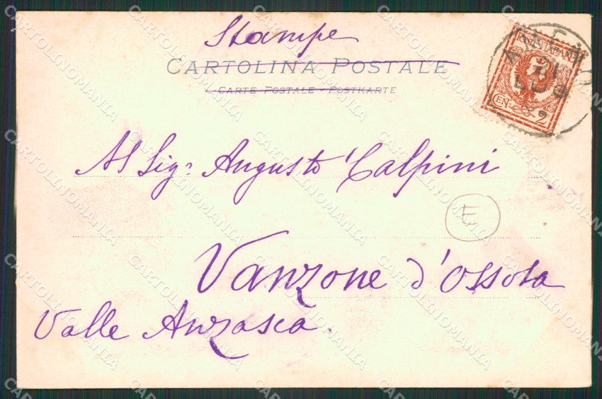 Verbania Mottarone cartolina QZ1739 – retro
