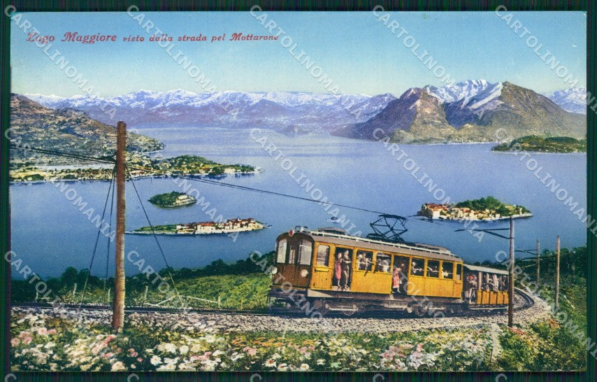 Verbania Mottarone Tram cartolina QZ1752 – fronte