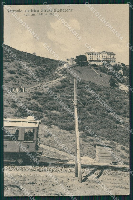 Verbania Mottarone Tram cartolina QZ1756 – fronte
