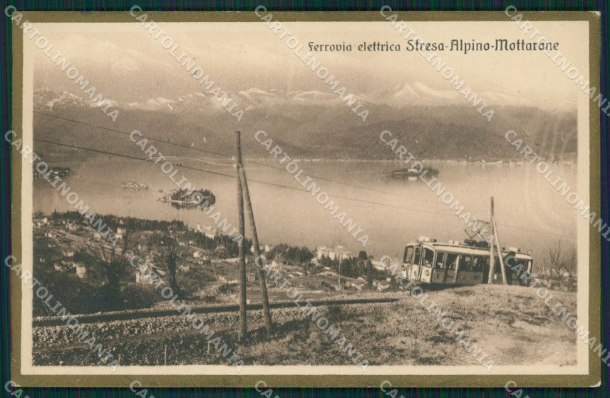 Verbania Mottarone Tram cartolina QZ1761 – fronte