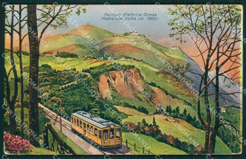 Verbania Mottarone Tram cartolina QZ1764 – fronte