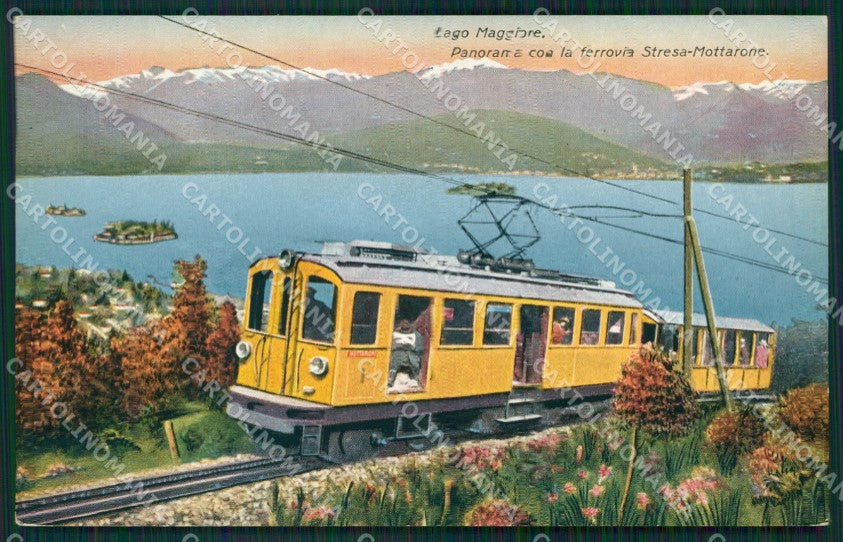 Verbania Mottarone Tram cartolina QZ1771 – fronte