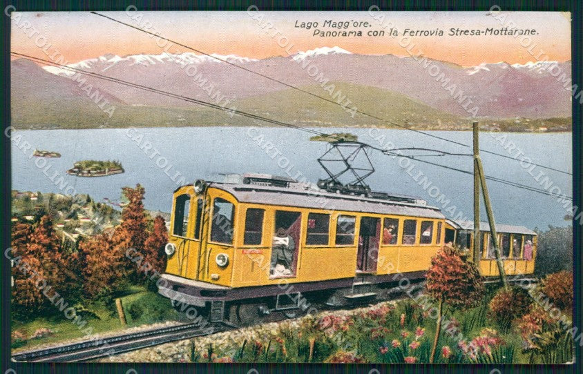 Verbania Mottarone Tram cartolina QZ1772 – fronte