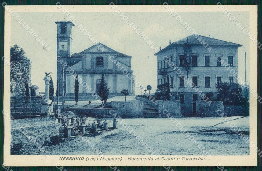 Novara Nebbiuno cartolina QZ1787 – fronte