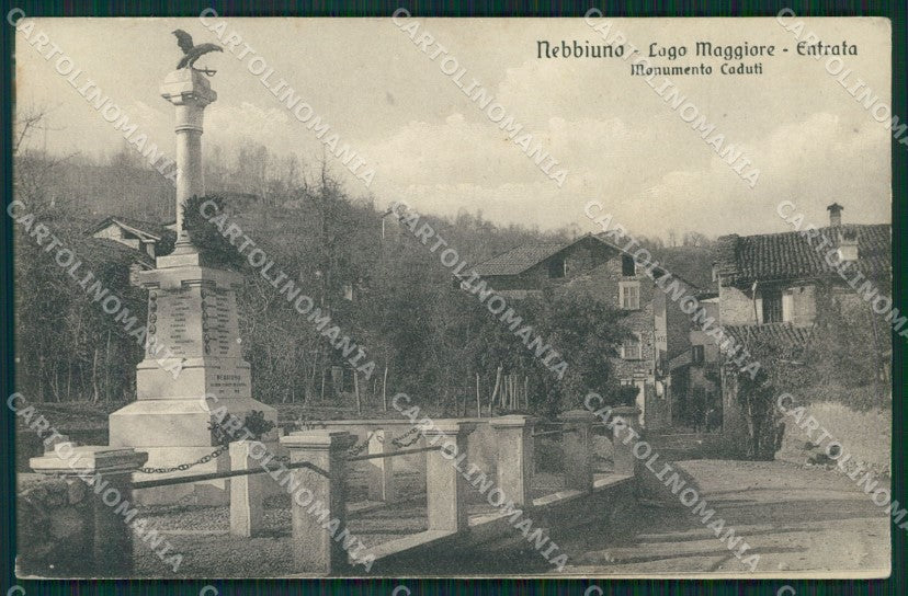 Novara Nebbiuno SCOLLATA cartolina QZ1788 – fronte