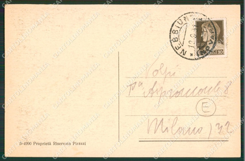 Novara Nebbiuno cartolina QZ1789 – retro