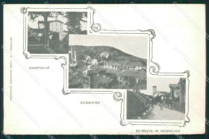 Novara Nebbiuno Campiglia cartolina QZ1793 – fronte