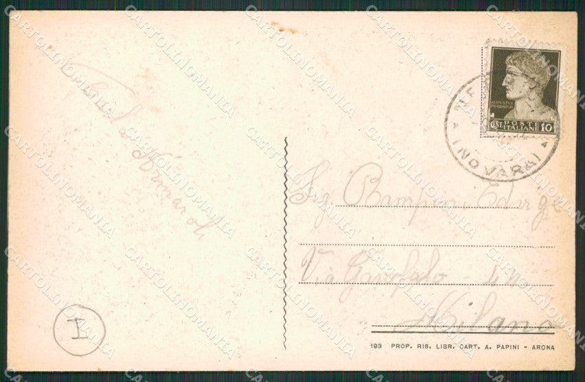 Novara Nebbiuno cartolina QZ1797 – retro