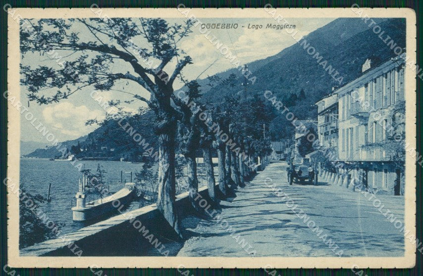 Verbania Oggebbio PIEGHE cartolina QZ1805 – fronte