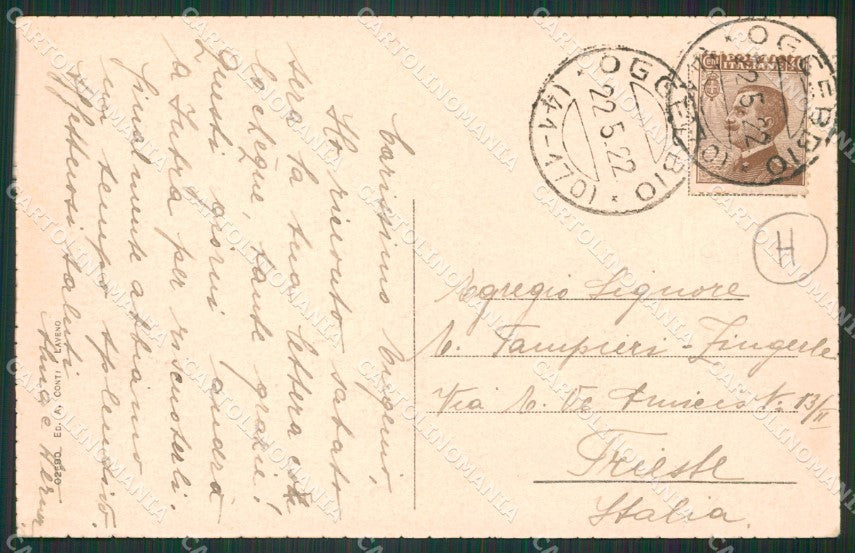 Verbania Oggebbio cartolina QZ1806 – retro