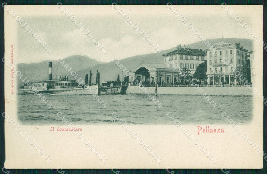 Verbania Pallanza Battello cartolina QZ1811 – fronte