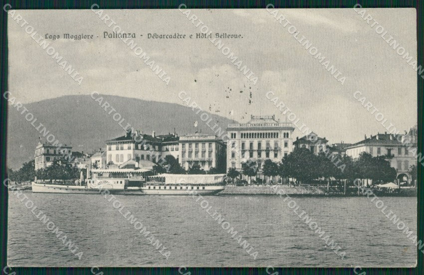 Verbania Pallanza Battello SCOLLATA cartolina QZ1812 – fronte