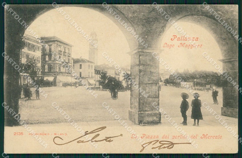 Verbania Pallanza ABRASA cartolina QZ1818 – fronte
