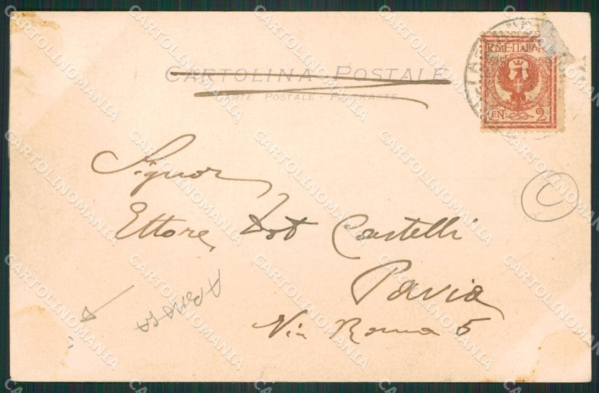 Verbania Pallanza ABRASA cartolina QZ1818 – retro