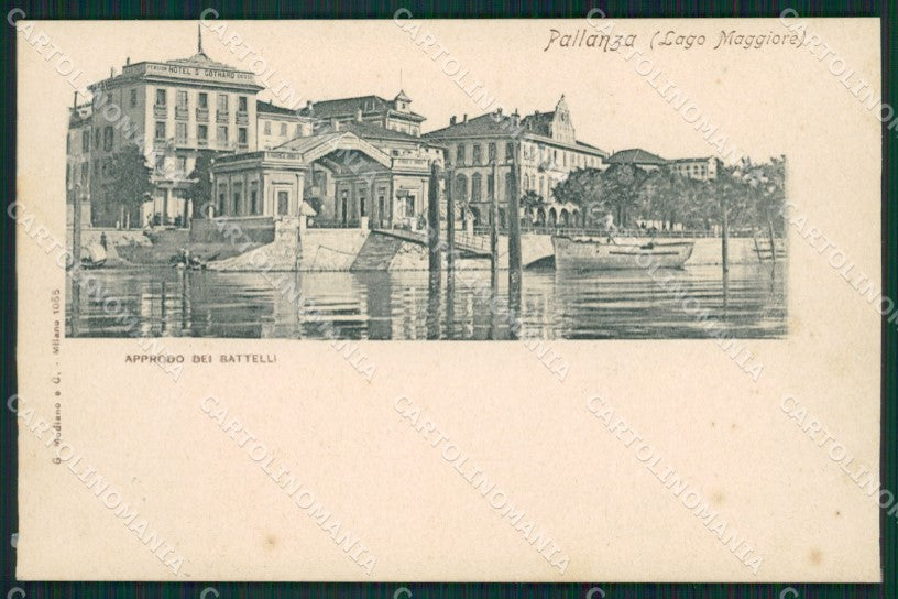 Verbania Pallanza RIFILATA cartolina QZ1830 – fronte