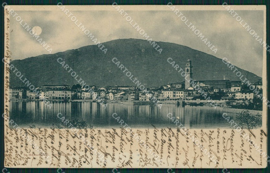 Verbania Pallanza Chiaro di Luna FORI cartolina QZ1831 – fronte