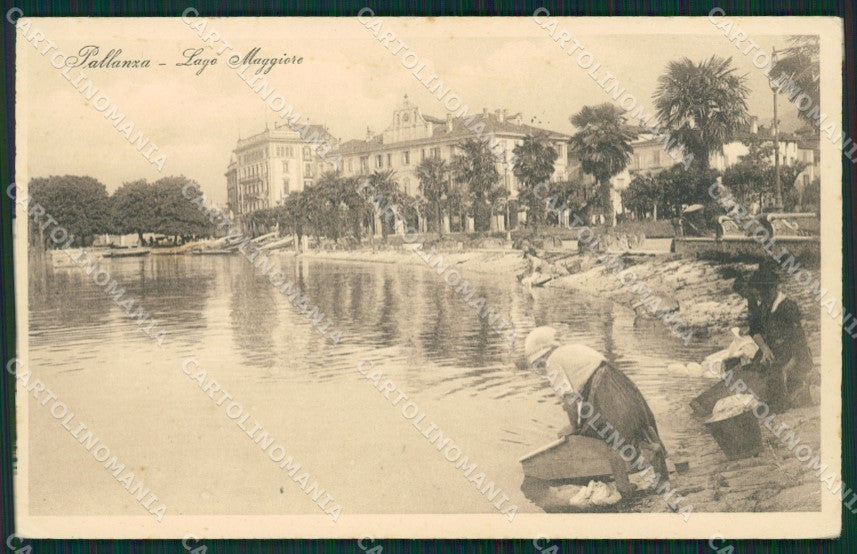 Verbania Pallanza Lavandaie PIEGA cartolina QZ1841 – fronte