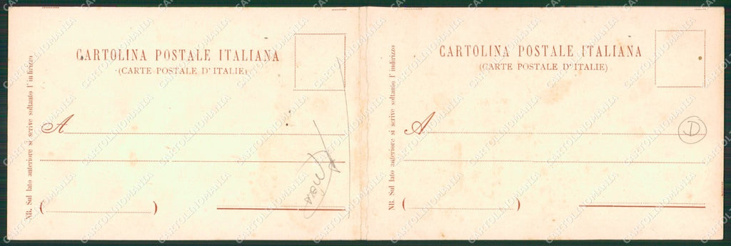 Verbania Pallanza Doppia cartolina QZ1862 – retro