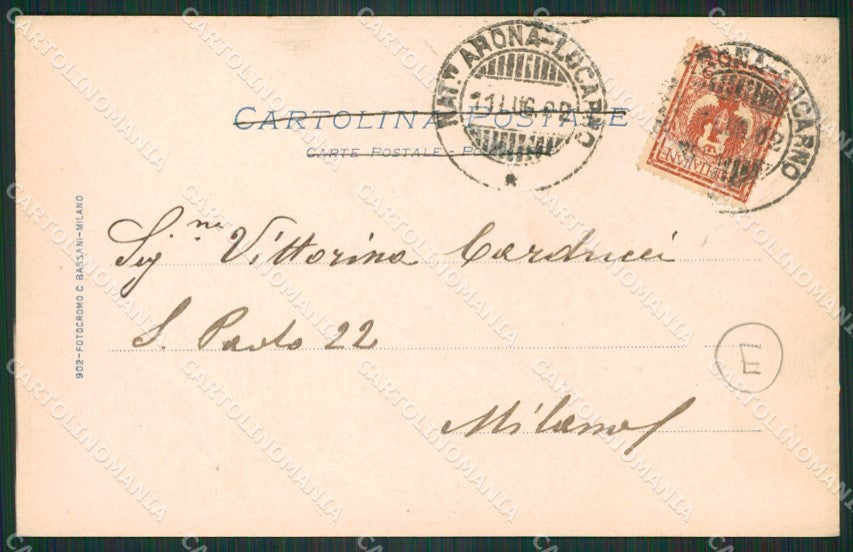 Verbania Pallanza cartolina QZ1872 – retro