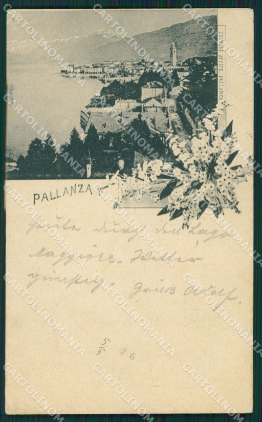 Verbania Pallanza RIFILATA cartolina QZ1873 – fronte