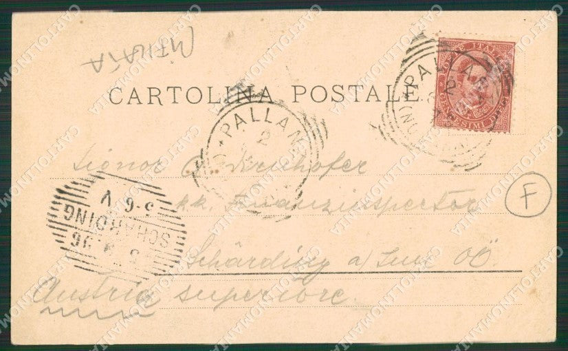 Verbania Pallanza RIFILATA cartolina QZ1873 – retro