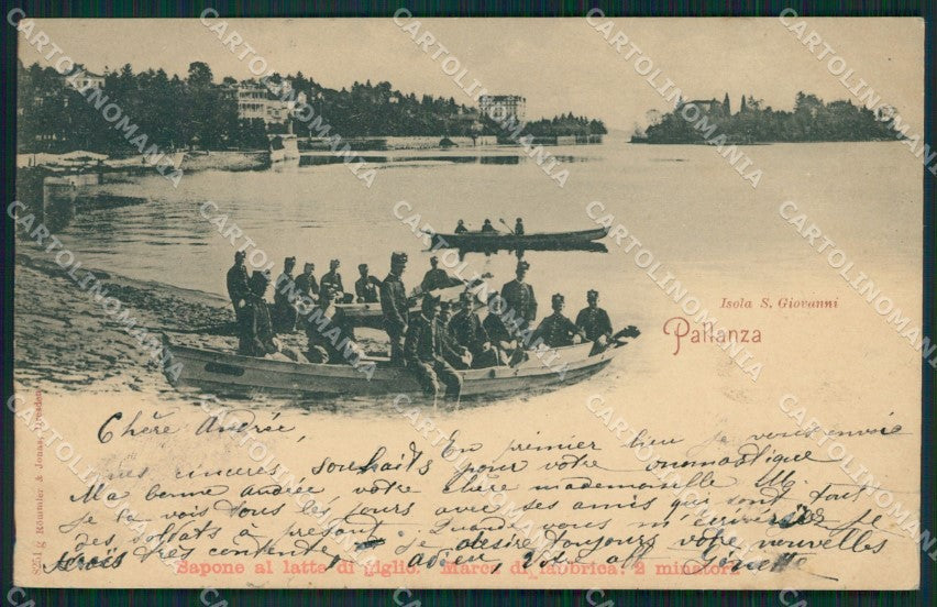 Verbania Pallanza PIEGHE cartolina QZ1880 – fronte